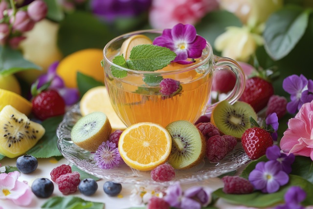 Detox Water and Herbal Tea Served Post Massage